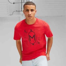 Maillot Milan Acm Domicile T-Shirt Puma Original 772314 11 Rouge Noir Homme