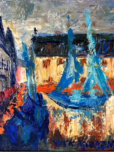 Grand tableau andré moleux - grand,