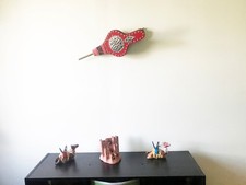 Moroccan Handmade Fire Place Blower Home Wall Decor Rabouz - Antique LivingRoom