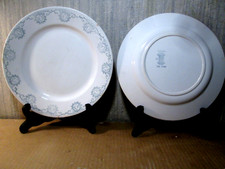 lot 2 ASSIETTE plate faience Earthenware Dish Faienceries du Rhone LABRUT frères