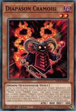 Carte Yu Gi Oh Diapason Cramoisi neuf 