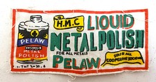 Ancien Écusson Patch Vintage US Publicitaire Pelaw HMC Metal Polish