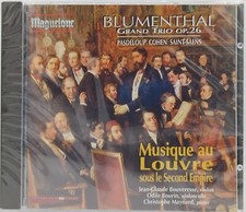 CD BLUMENTHAL GRAND TRIO - MUSIQUE AU LOUVRE  neuf sous blister