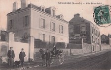 Carte postale ancienne MONGARDE Mongardé ESSONNE villa beau soleil timbrée 1911