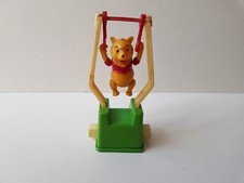 Ancienne Figurine DISNEY Winnie l'ourson Tricky Trapeze Balançoire Vintage 1965