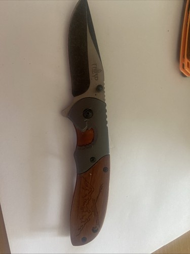 Couteau pliant manche bois - couteau, l