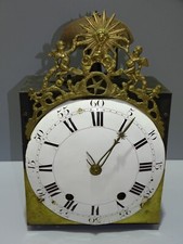 *MOUVEMENT PENDULE COMTOISE XVIII 8 JOURS FRONTON SOLEIL