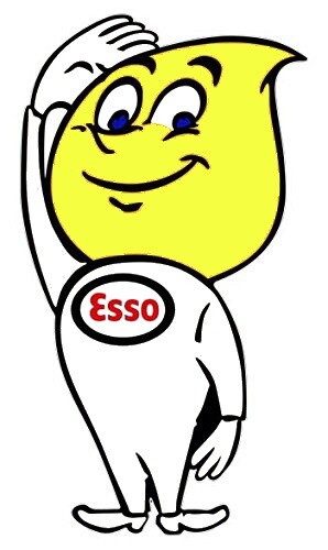 Esso goutte d huile - "esso", d'huile