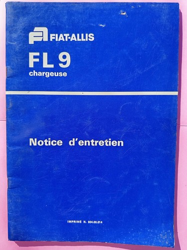 Fiat allis 1974 - allis, notice
