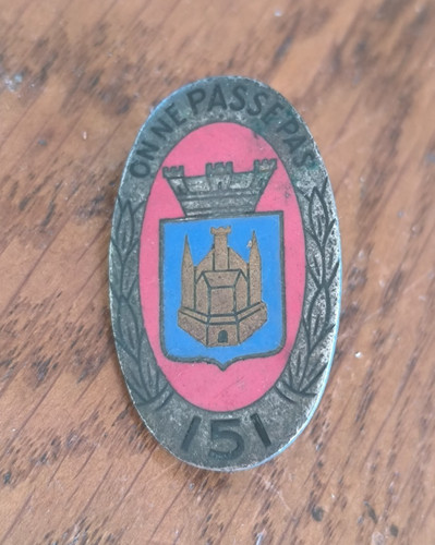 Insigne 151 régiment - ri,