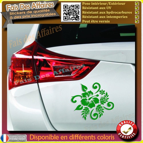 Sticker autocollant fleur - sticker,