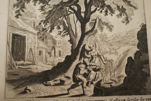Gravure sur cuivre - sur, sacrifice