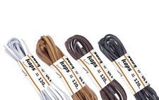 Kaps Leather Laces, lacets de bottes en cuir de qualité 100% véritable,...