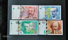 4 Billets UNC 50fr St Exupéry