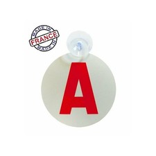 Disque A jeune conducteur avec