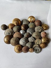 Lot De Boutons Militaires A