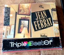 Jean Ferrat-Coffret collector triple Best of, versions originales Barclay -