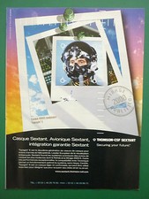 7/2000 PUB THOMSON-CSF SEXTANT CASQUE HMDS TOPSIGHT E HELMET MIRAGE 2000 AD