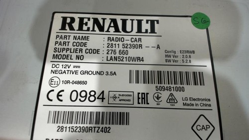 Autoradio origine renault - autoradio, d'origine