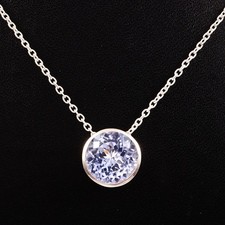 Fin Qualité Bleu Saphir Rond