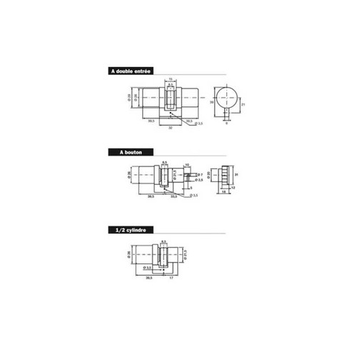Cylindre monobloc super surete - super,