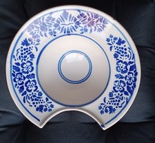 ancien PLAT à barbe en faience