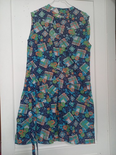 Blouse nylon vintage tablier - nylon,