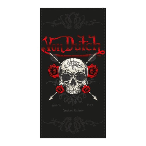 Foulard chèche von - von, rock