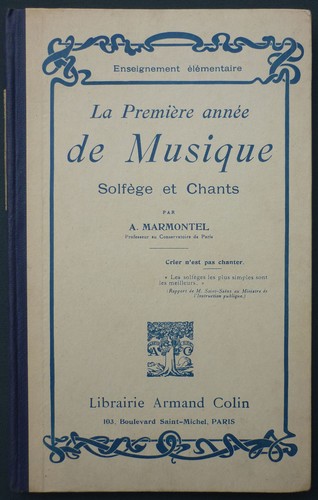 Marmontel premiere annee - -,