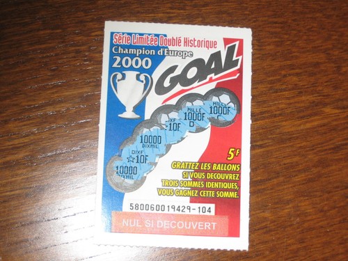 Ticket fdj goal serie - ticket, limitee