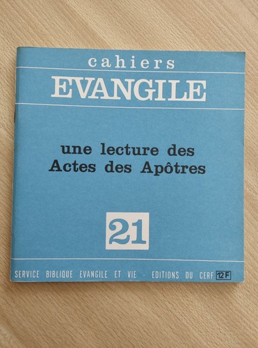 Cahiers evangile une - :,