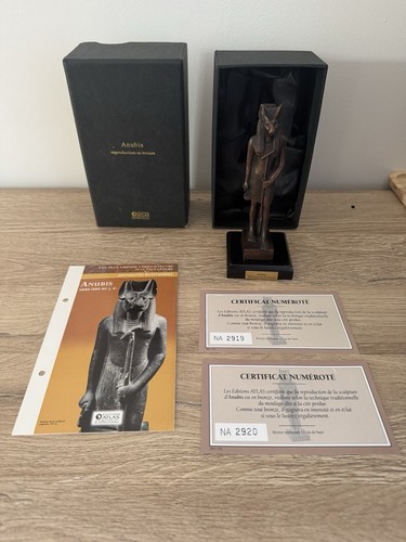 Statue bronze anubis - bronze, +