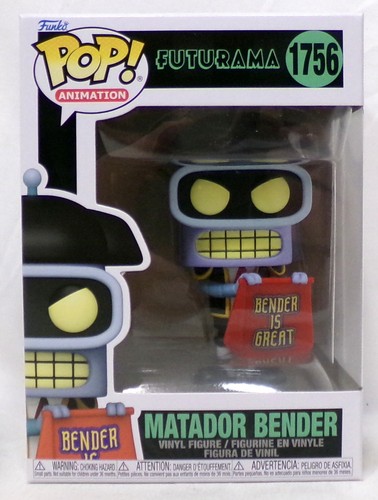 Funko pop 1756 - pop!, bender