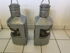 LANTERNES MARINE X2 MONTÉES EN LAMPE À SUSPENDRE-HAUTEUR 50 CM