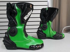 Bottes En Cuir De Moto De