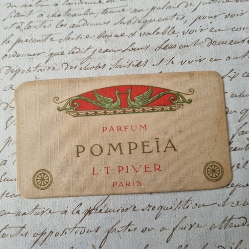Piver parfum pompeia carte - piver,