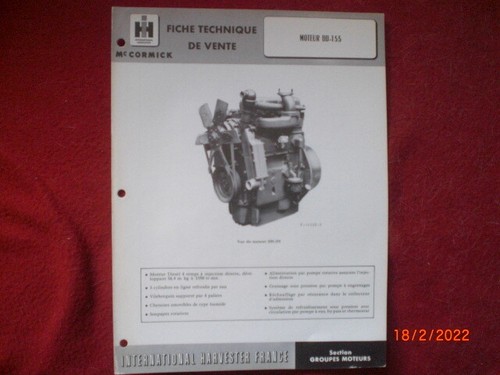 Ancienne fiche technique - ancienne,