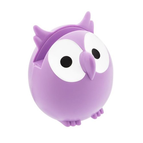 Porte lunettes hibou lilas - porte,