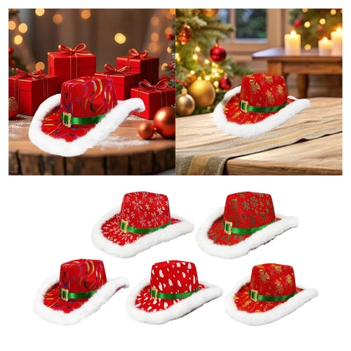 Chapeau cowboy rouge - de,