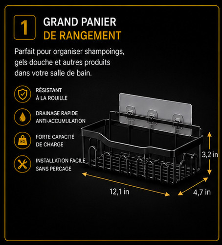 Kit étagères salle - kit,