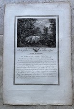 Grande gravure ancienne palais - gravure,
