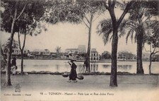 Viet Nam - HANOI - Petit Lac and Rue Jules Ferry - Publ. P. Dieulefils 98