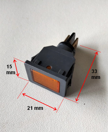 Voyant orange centrale vapeur