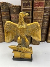 Souvenir Napoléonien, Statue Aigle figurine  dorée 13 cm , Napoléon Empire ,