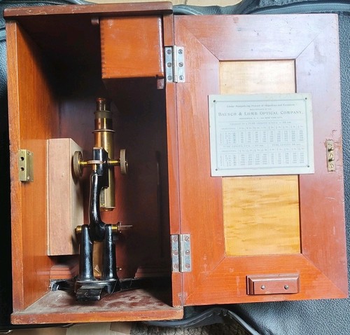 Rare bausch lomb - &, brass
