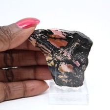 Tranche en pierre de Rhodonite