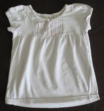 Tunique Blouse Rose très pâle OKAIDI 4 ans Excellent état