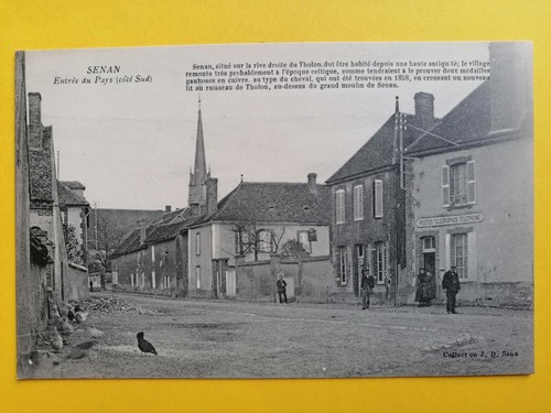 Old postcard burgundy entrance - old,