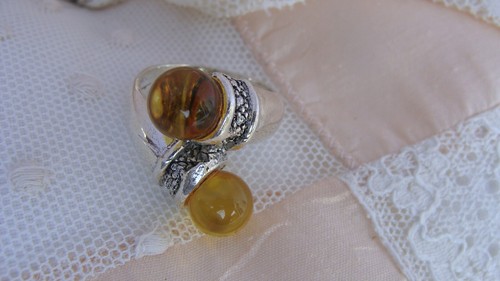 Superbe ancienne bague argent