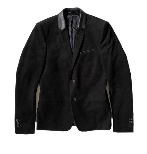 Veste noire ajustée - , en